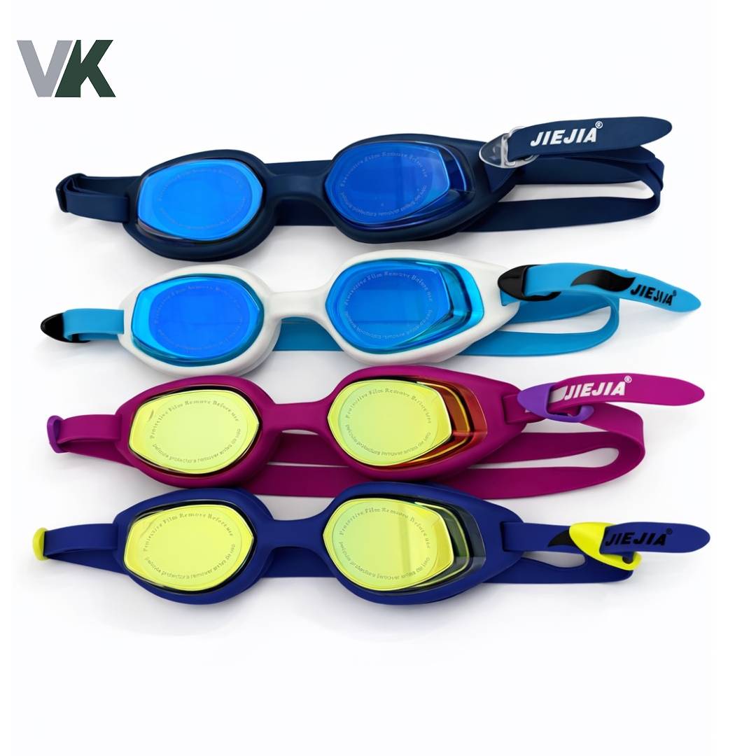 عینک شنا اورجینال برند JIEJIA مدل G57M بسته 12 عددی شناسه 10100623 (قیمت هر عدد 550 هزار تومان)