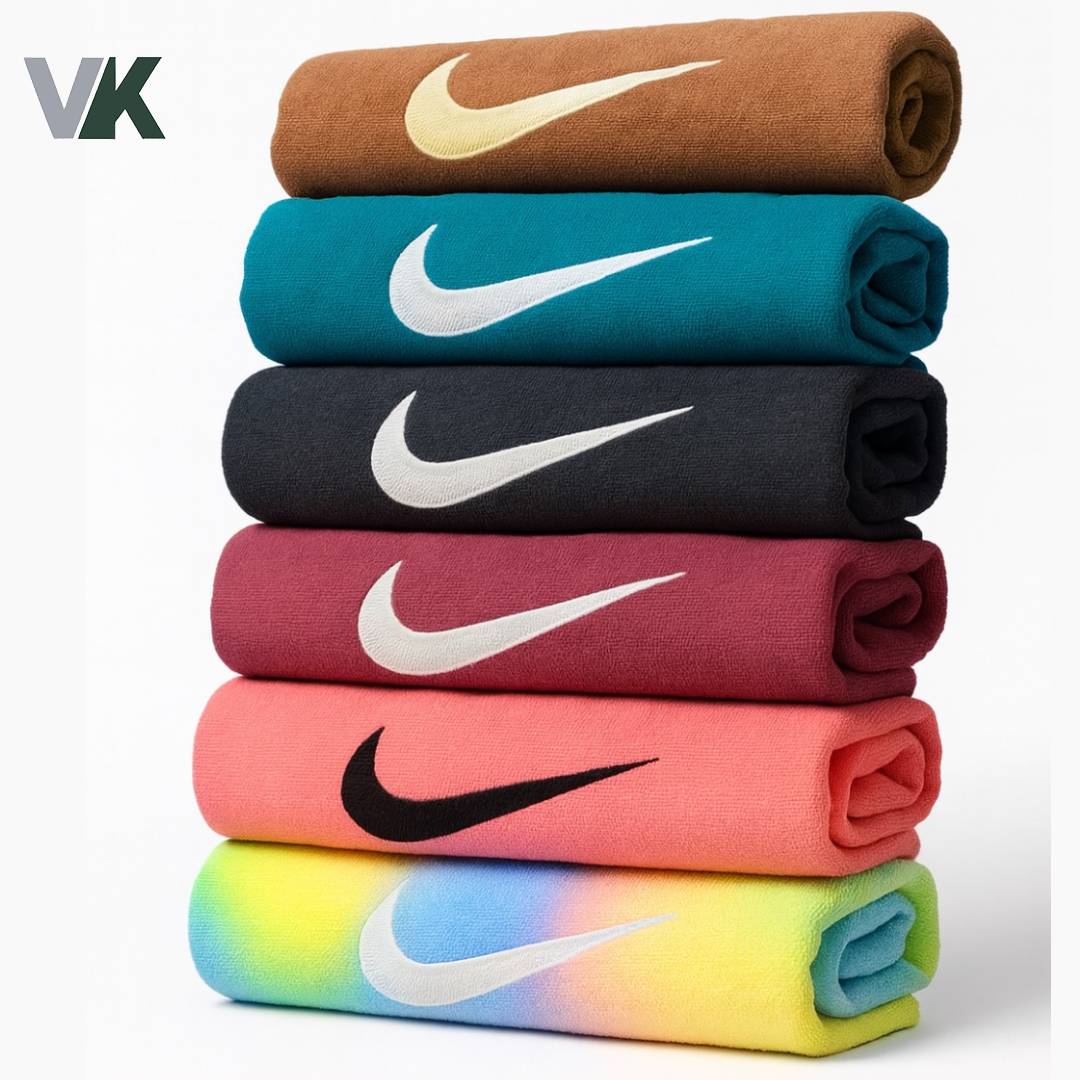 حوله استخری سایز 75*150 بسته 9 عددی طرح نایک (قیمت هر عدد 240 هزار تومان) شناسه 10100544